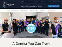 Tablet Screenshot of mysorrentodental.com
